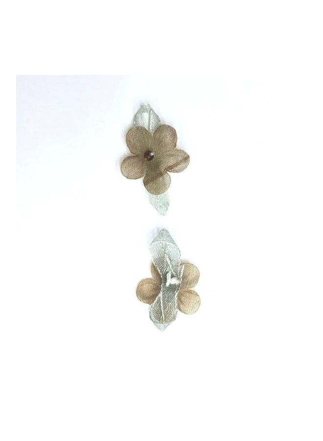 Generic 50-Piece Floral Sewing Patch Set Brown  - Image 3