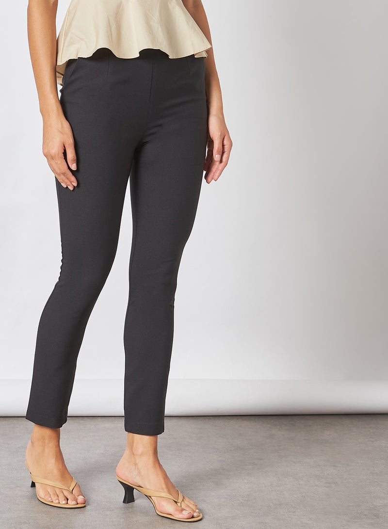 trendyol - High Waist Pants Black - Image 1
