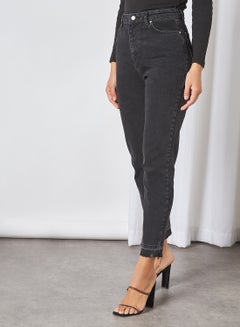 High Waist Jeans Black