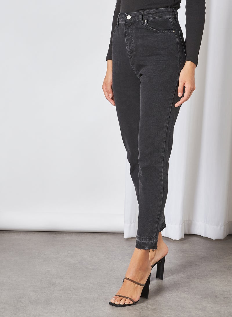 trendyol - High Waist Jeans Black - Image 1