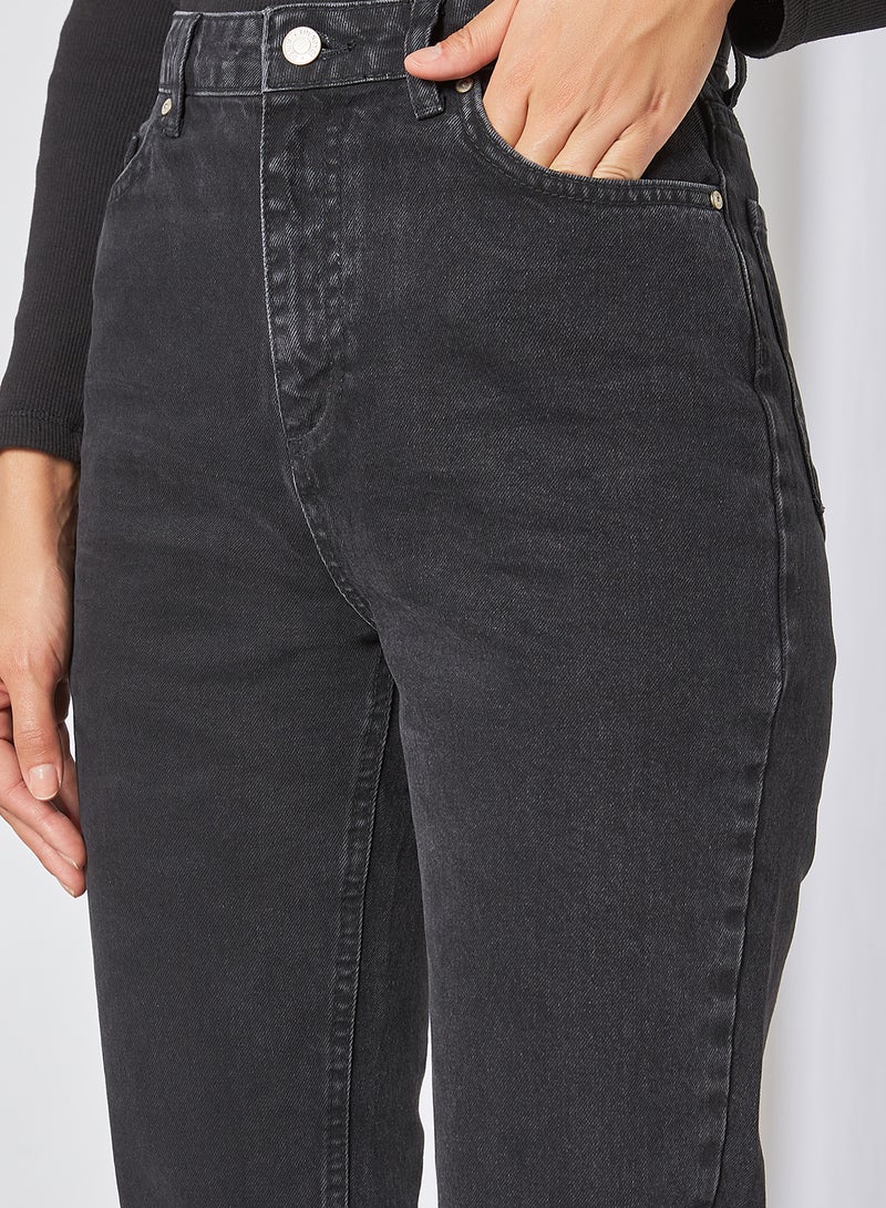 trendyol - High Waist Jeans Black - Image 1