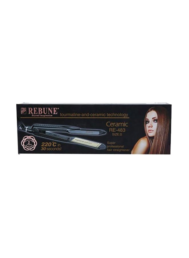 ريبون جهاز فرد الشعر طراز RE-483 رمادي/أسود 400جرام  - Image 3