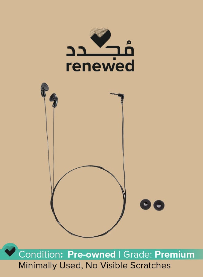 Sony Renewed - MDR-E9 Fashion In-Ear Headphones Black - Image 1