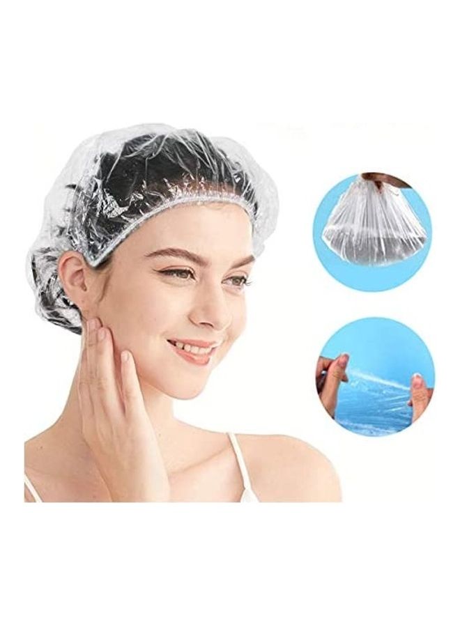 طقم أغطية رأس للاستحمام مكون من 100 قطعة One Size