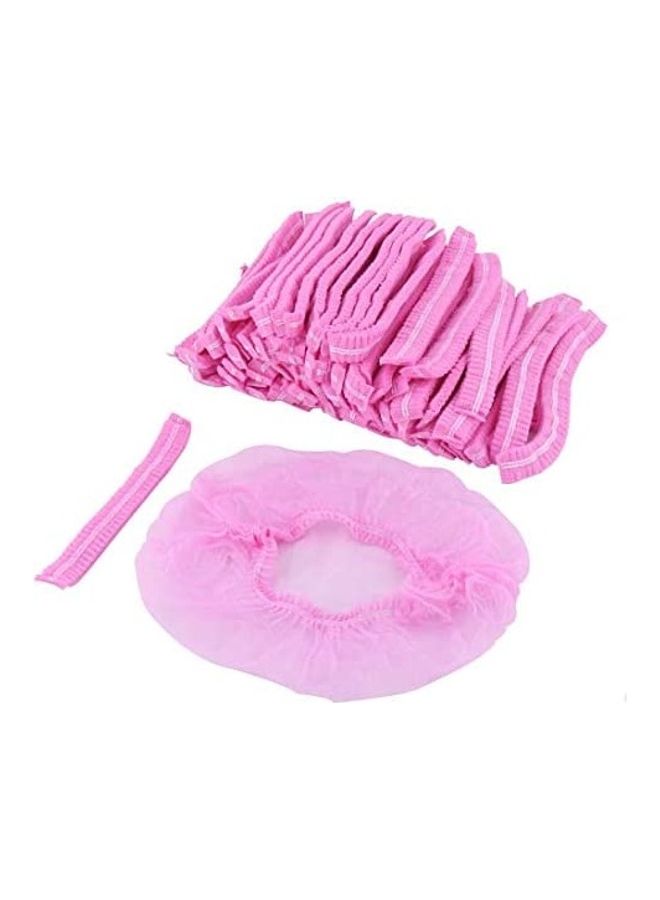 بيوتي يو&مي طقم أغطية استحمام للاستخدام مرة واحدة مكون من 100 قطعة وردي One Size 