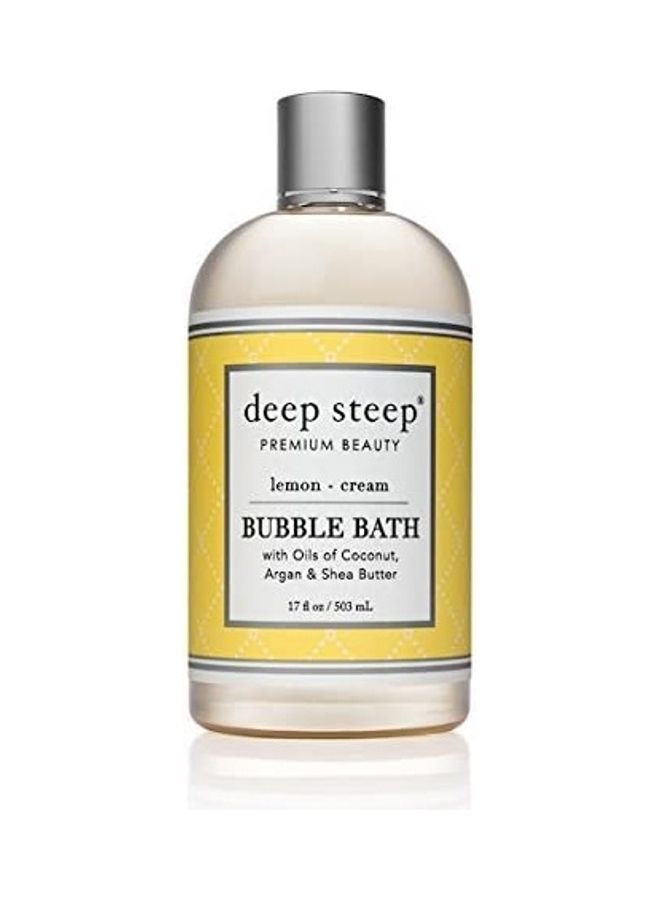 Deep Steep Bubble Bath Lemon Cream