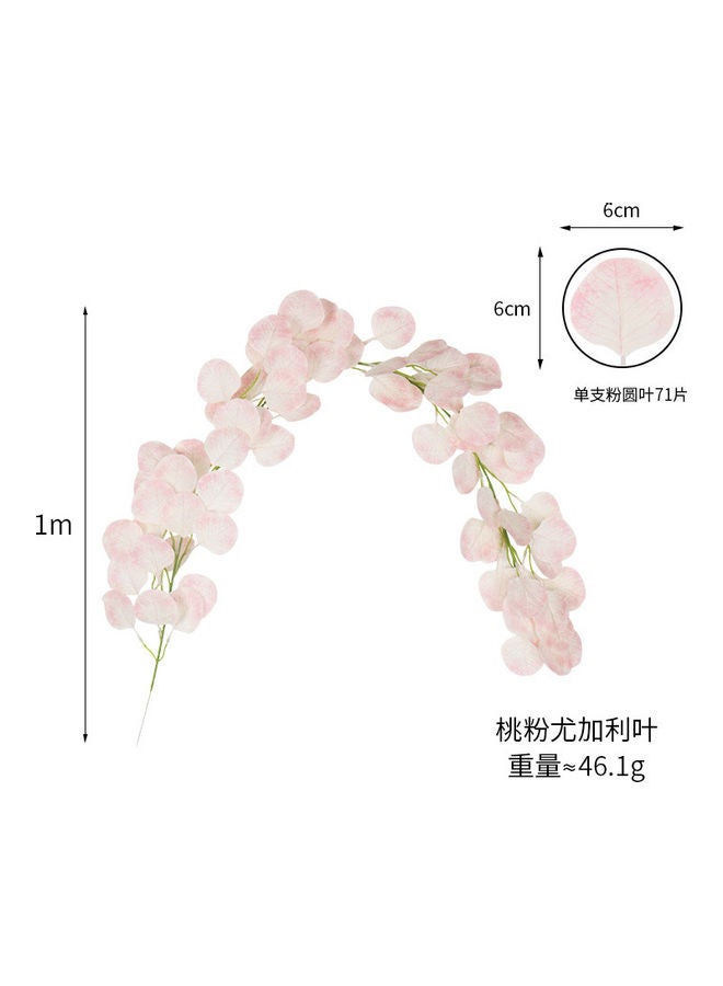 XiuWoo Artificial Hanging Flower Pink/White/Green 1meter