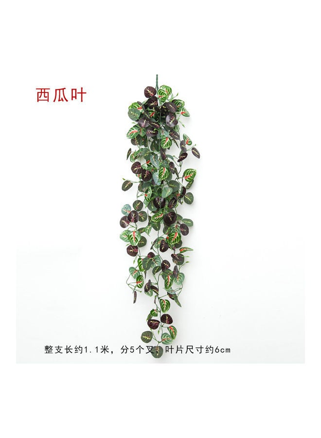 XiuWoo Artificial Hanging Leaves Green/Brown 