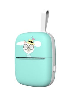 Generic Portable Printer For Android iOS Smartphone Green/White  - Image 1