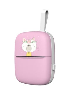 Generic Portable Printer For Android iOS Smartphone Pink  - Image 1