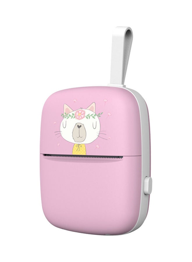 Generic - Portable Printer For Android iOS Smartphone Pink - Image 1