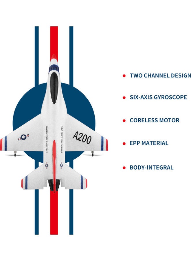 WLtoys XK A200 F-16B RC Airplane - Image 2