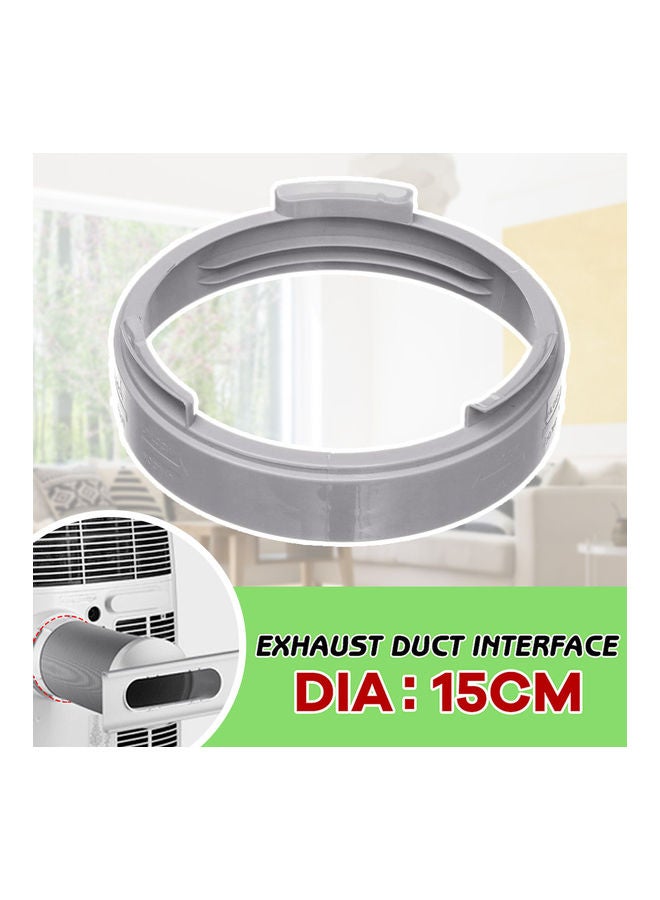 Round Exhaust Hose Interface White - Image 1