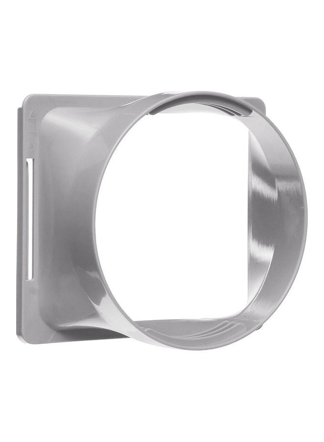 Square Exhaust Hose Interface For 5.91in Diameter White - Image 3