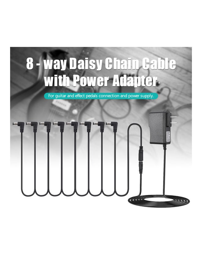 Muslady 8-Way Daisy Chain Cable With Power Adapter - Image 4