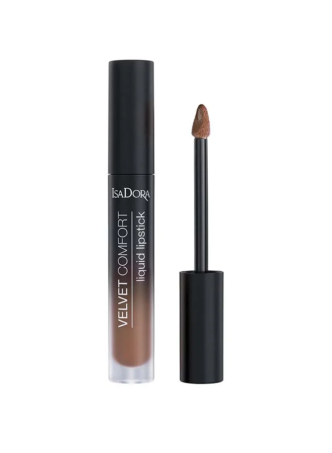 ISADORA Velvet Comfort Liquid Lipstick Cool Brown