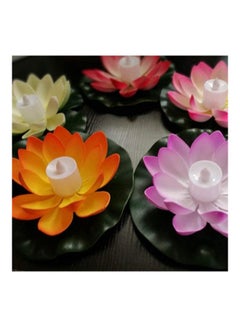 XiuWoo 5 Piece Water Floating Lotus Light Multicolour  - Image 3