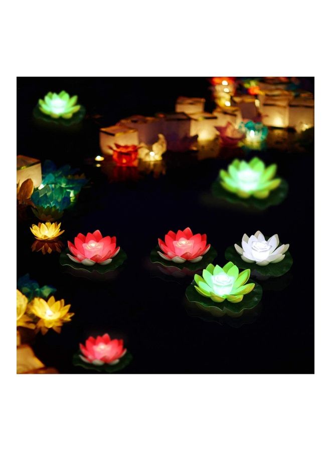 XiuWoo - 6 Piece Floating Lotus Light Multicolour - Image 1