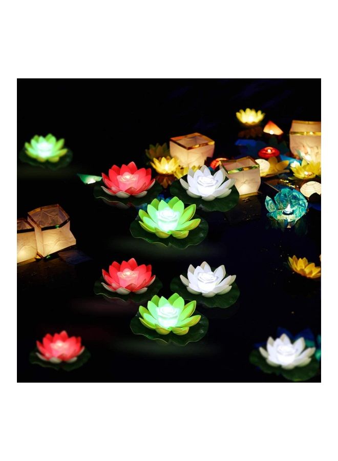 XiuWoo - 6 Piece Floating Lotus Light Multicolour - Image 1