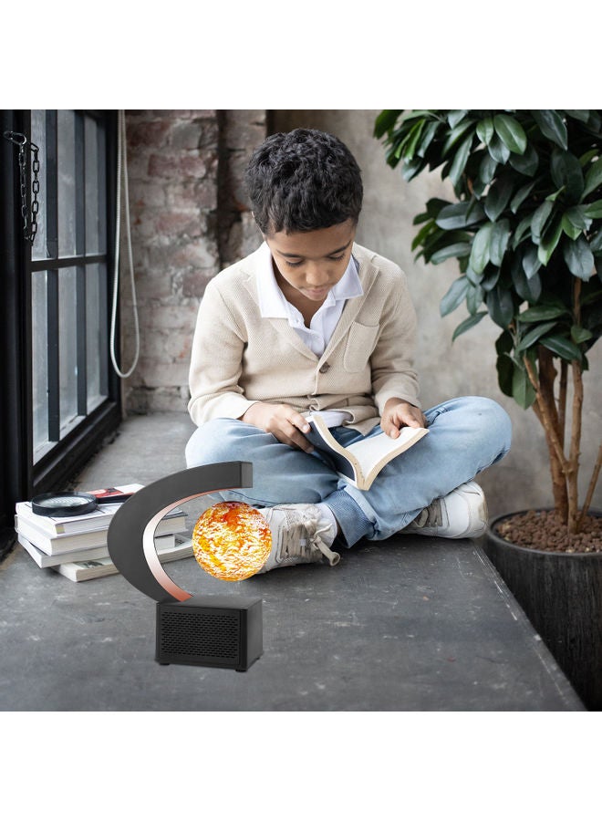 أيبيسي مصباح مغناطيسي بتصميم قمر عائم مع مكبر صوت بلوثوت متعدد الألوان - Image 3