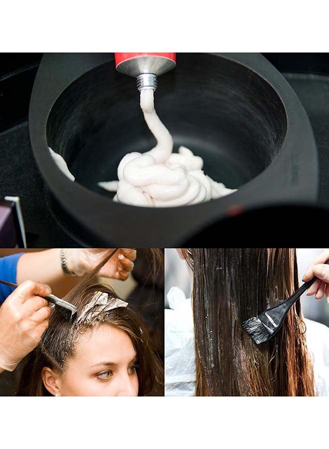 Toshionics Coloring Dye Bowl With High Quality Headed Brushes Set Black - Image 4