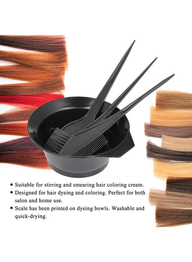 Toshionics Coloring Dye Bowl With High Quality Headed Brushes Set Black - Image 5