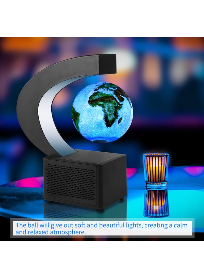 Aibecy - Magnetic Levitating Moon Lamp With Bluetooth Speaker Multicolour - Image 1