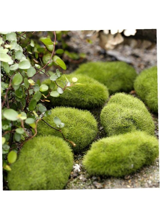 XiuWoo - Pack Of Artificial Moss Stones Green - Image 1