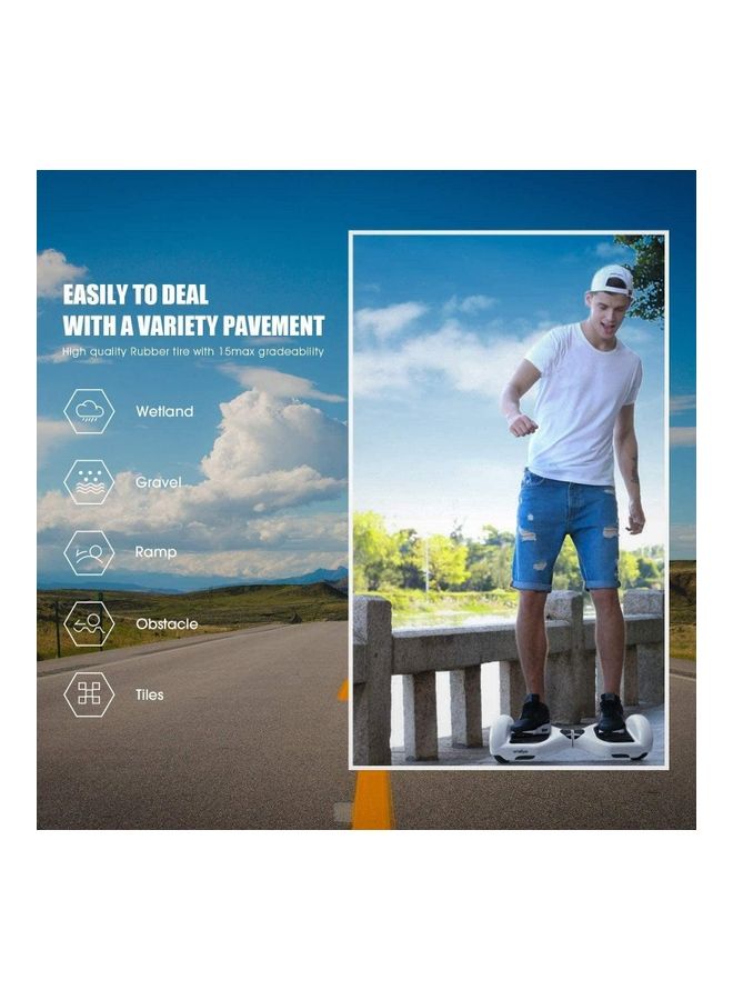 Cool Baby Self Balancing Electric Hoverboard white - Image 5