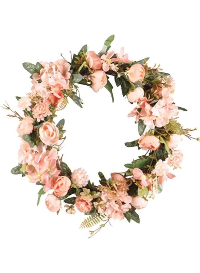 XiuWoo Artificial Rose Flowers Pink/Green - Image 2