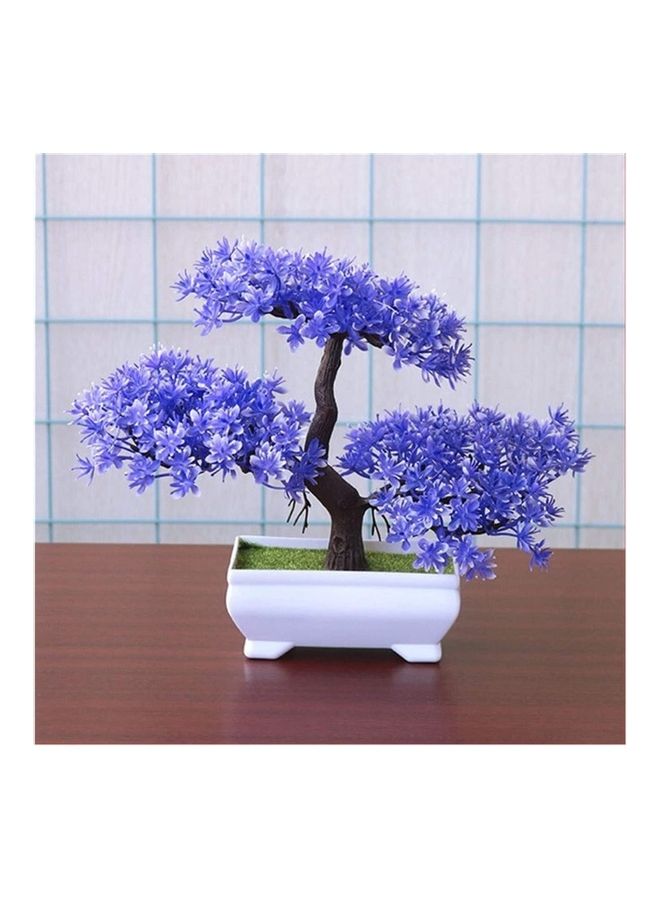 XiuWoo Artificial Bonsai Tree Purple/Brown/Green 