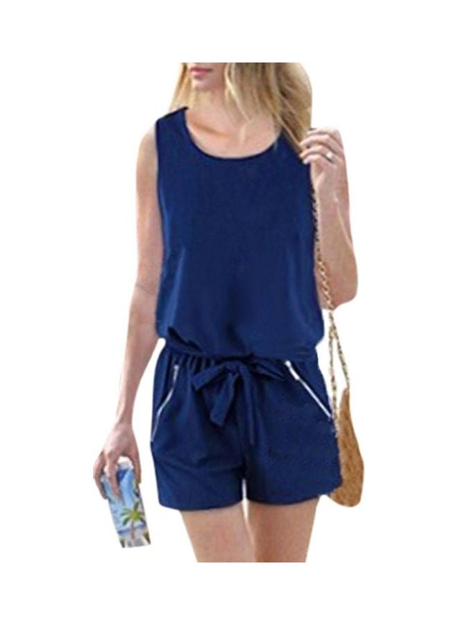 Romper Casual Elegant Short Blue - Image 1