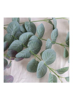 XiuWoo 6-Piece Artificial Eucalyptus Leave Bundles Green  - Image 4