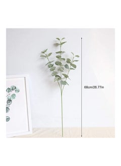 XiuWoo 6-Piece Artificial Eucalyptus Leave Bundles Green  - Image 5
