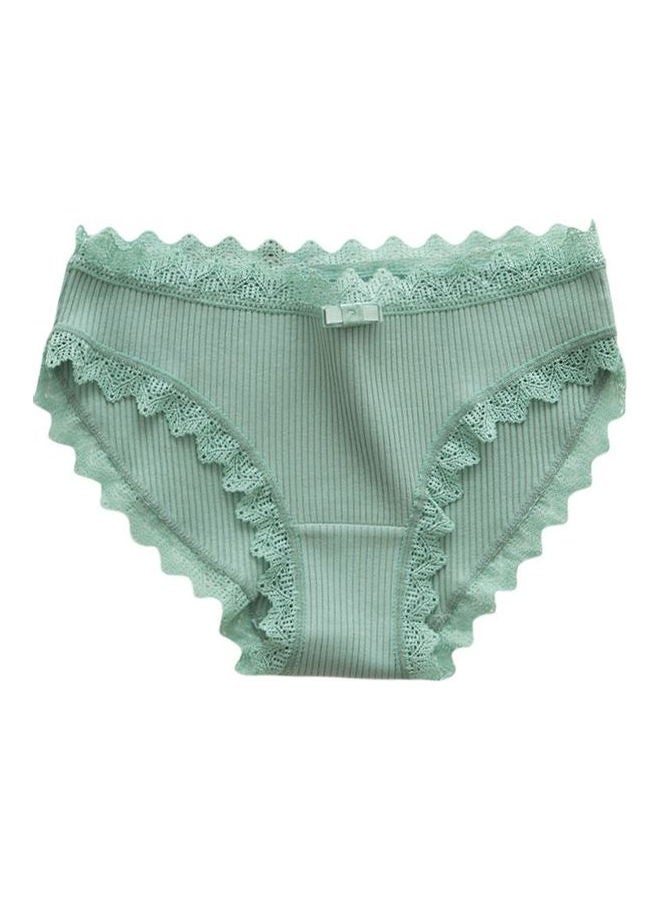 Beathable Stretchy Briefs Green 