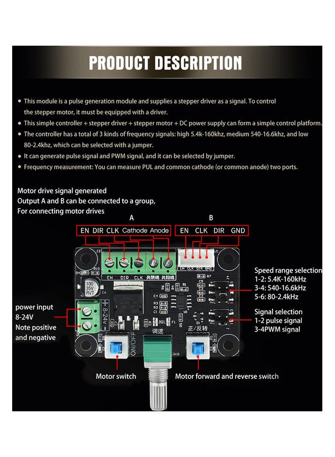 محرك خطوي MKS OSC V1.0 أسود/أخضر - Image 3