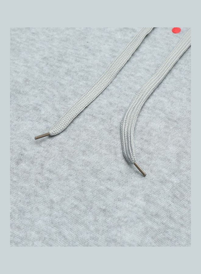 بلوفر عصري بأكمام طويلة رمادي - Image 5