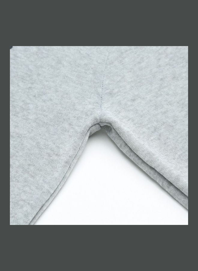 بلوفر عصري بأكمام طويلة رمادي - Image 4