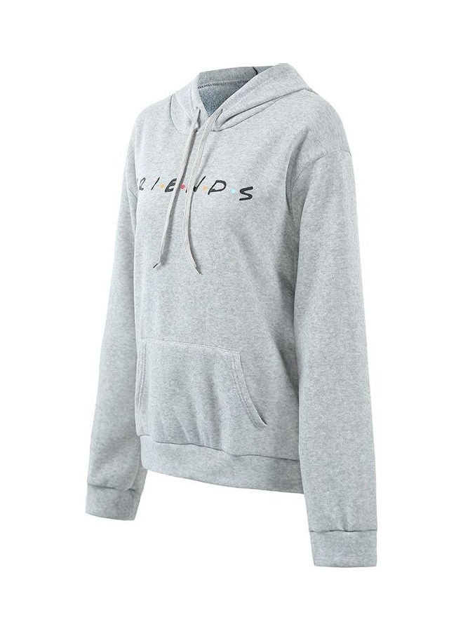 بلوفر عصري بأكمام طويلة رمادي - Image 2