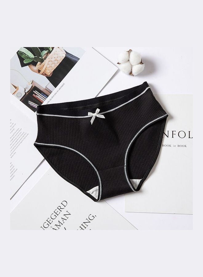 Ultra-Thin Breathable Soft Briefs Black  - Image 2