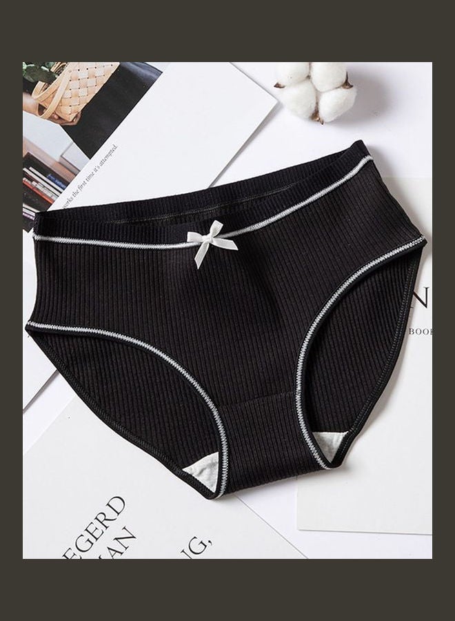 Ultra-Thin Breathable Soft Briefs Black  - Image 3