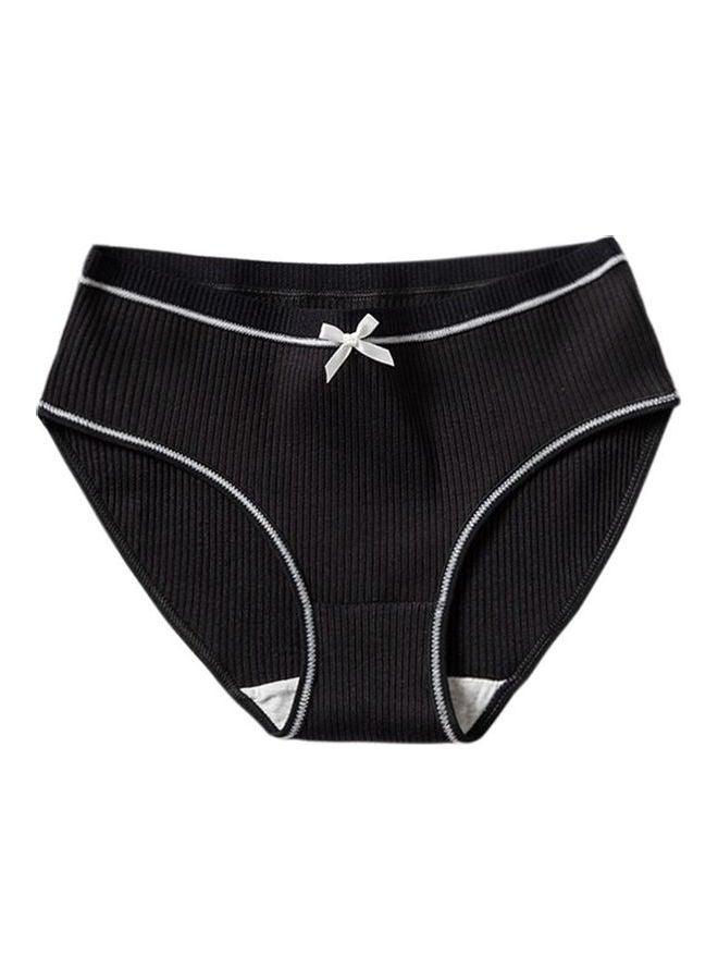 Ultra-Thin Breathable Soft Briefs Black  - Image 1