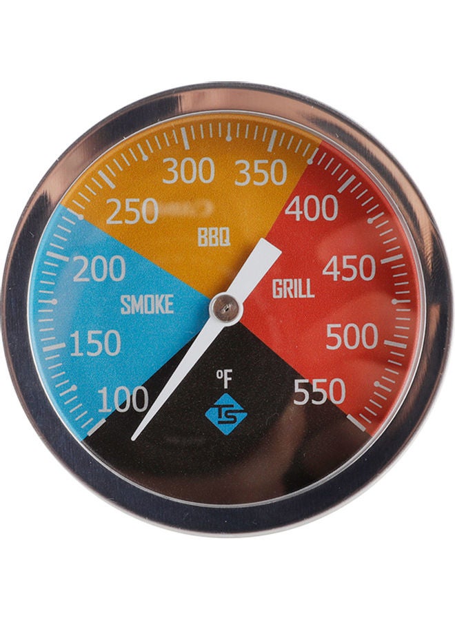 KKmoon Stainless Steel Thermometer Bi-Metal Dial 100~550? for Grill Barbecue Smoker Oven Multicolour - Image 1