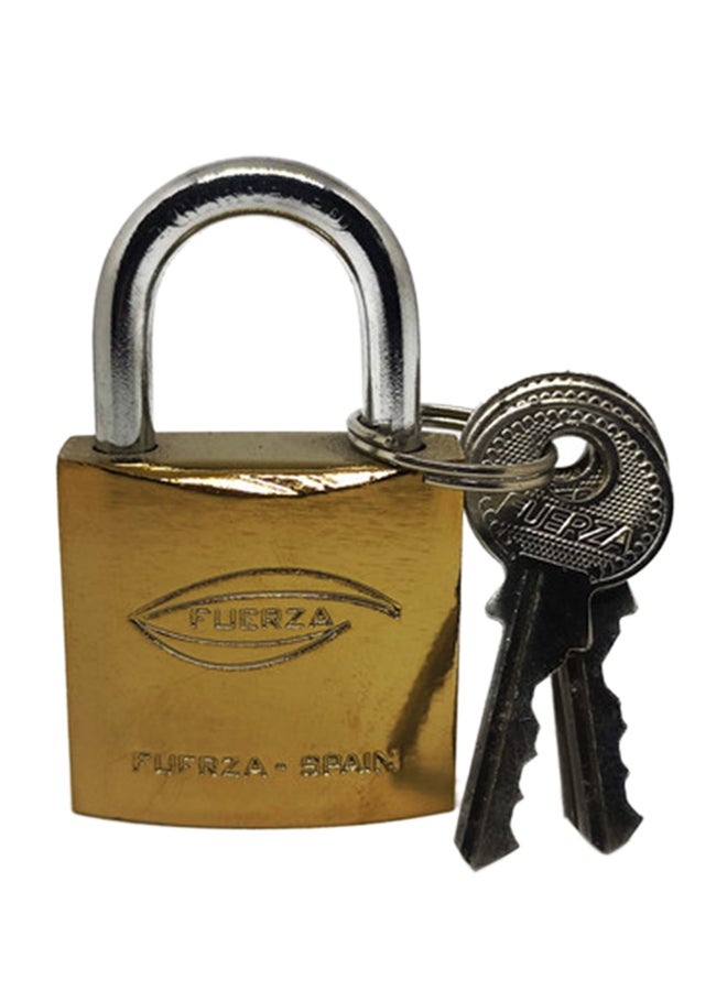 Padlock Gold 25mm 