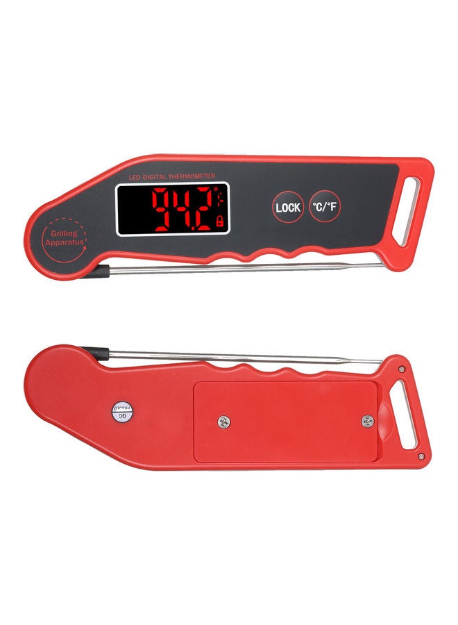 KKmoon LED Digital Food Temperature Meter with Magnet Adsorption Red/Black - Image 3