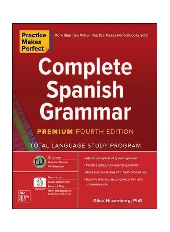 Practice Makes Perfect: Complete Spanish Grammar, Premium Paperback English by Gilda Nissenberg Ph.D. - 44040