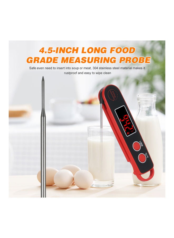 KKmoon - Digital Food Temperature Meter Red/Black - Image 1
