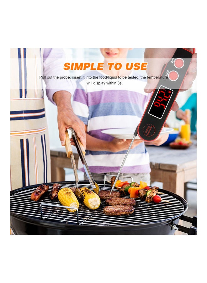 KKmoon - Digital Food Temperature Meter Red/Black - Image 1