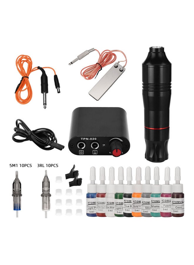 Generic Zinc Alloy Rotary Tattoo Machine Kit Multicolour  - Image 1