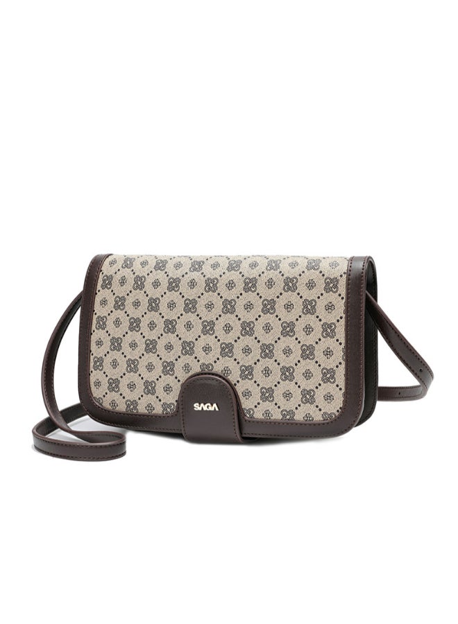 SAGA Fashionable Textured Crossbody Bag Multicolour  - Image 1
